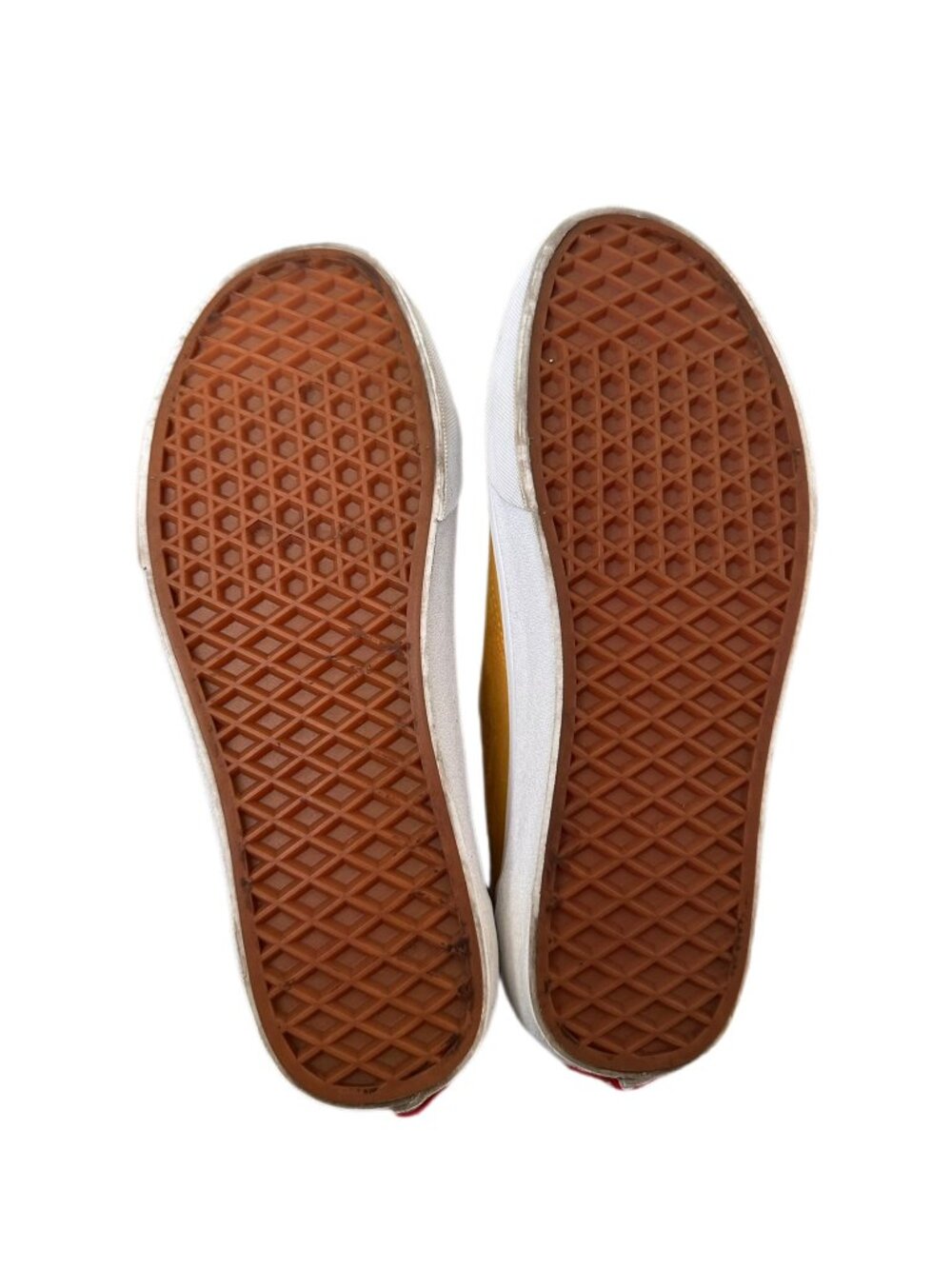 Vans Yellow Suede Old Skool Sneakers with White Stripe - Picture 5 of 6